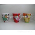ceramic animal print coffee mug with decal
